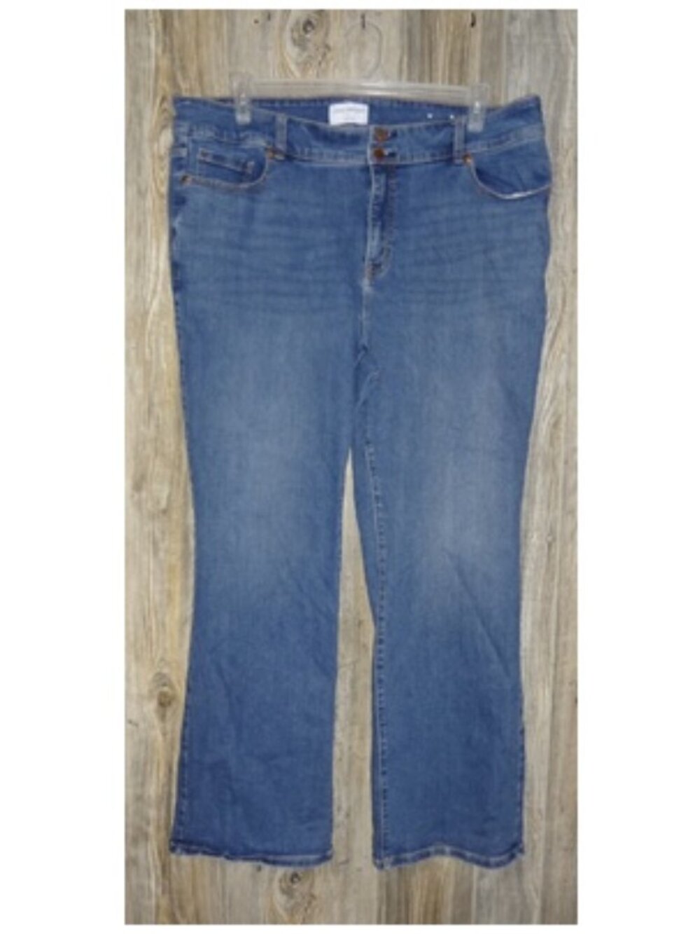 Lane Bryant High Rise Boot Cut Jeans Tighter Tummy Flex Magic Waistband Size 22